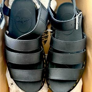 Black 3 Strap Dr Martens